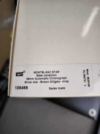 Ur MONTBLANC Star - 39 mm