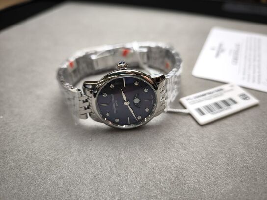 Ur FREDERIQUE CONSTANT Classics Slimline m. månefase - 30 mm