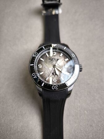 Ur MONTBLANC Iced Sea Automatic Date 0 Oxygen - 41 mm