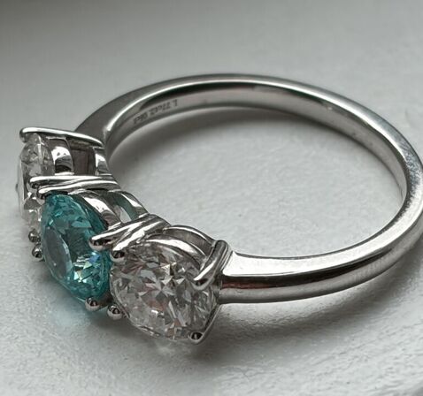 Alliancering i 14 kt hvidguld