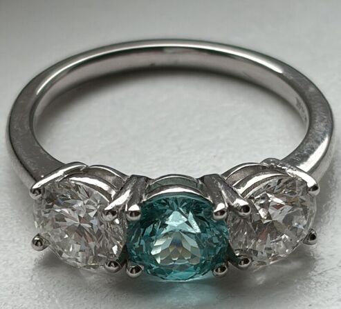 Alliancering i 14 kt hvidguld