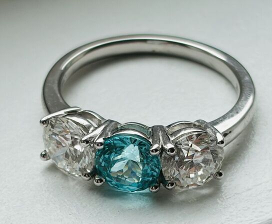 Alliancering i 14 kt hvidguld