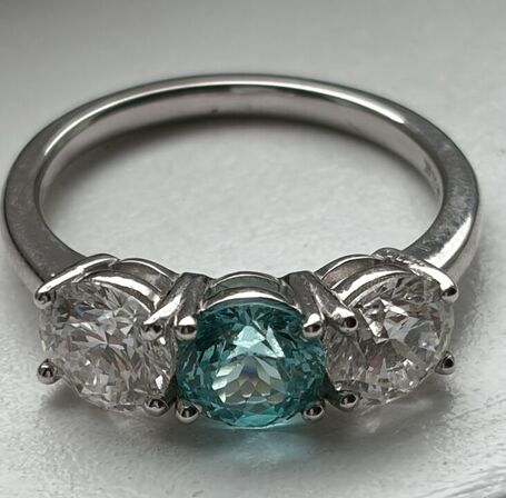 Alliancering i 14 kt hvidguld