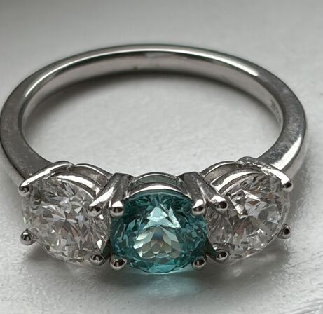 Alliancering i 14 kt hvidguld