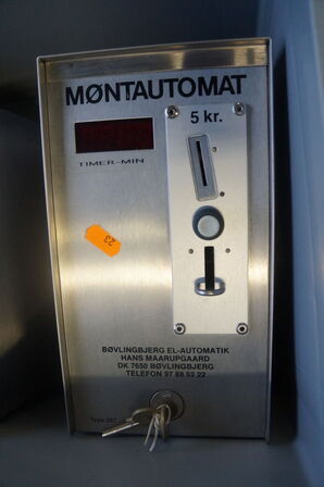 3 stk. Møntautomater