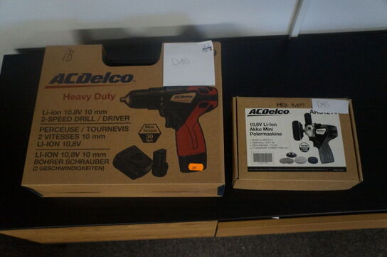 2 stk. El-værktøj ACDELCO