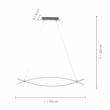 Paul neuhaus maja led pendel 100 cm(ubrugt)