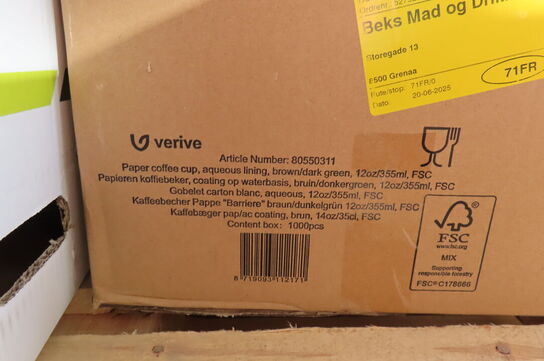 16 rør med engangskoppe