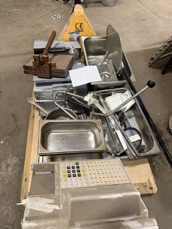 Blandet pizzaria- og café udstyr  (MOMSFRI)