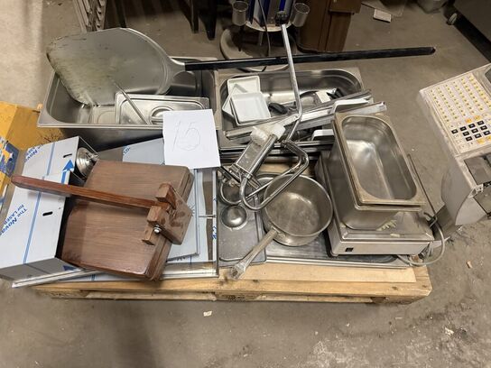 Blandet pizzaria- og café udstyr  (MOMSFRI)