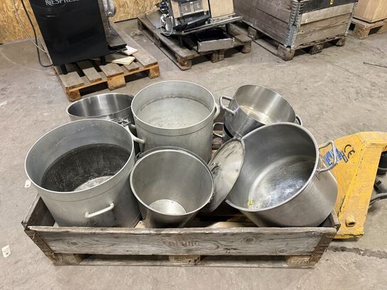 Store gryder blandet. Induktion og andet.  (MOMSFRI)