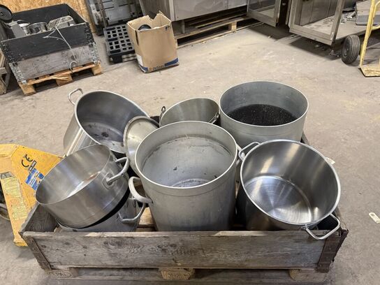 Store gryder blandet. Induktion og andet.  (MOMSFRI)