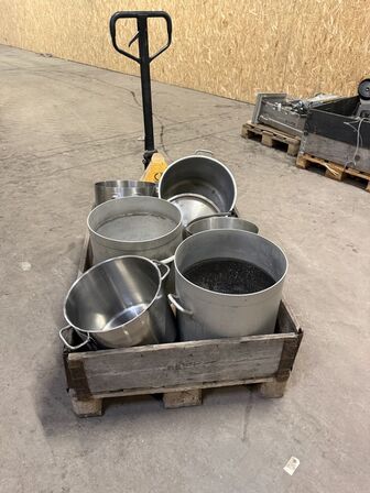 Store gryder blandet. Induktion og andet.  (MOMSFRI)