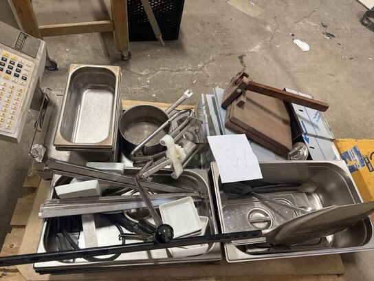 Blandet pizzaria- og café udstyr  (MOMSFRI)