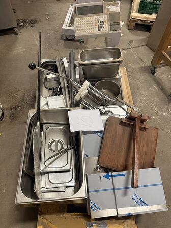 Blandet pizzaria- og café udstyr  (MOMSFRI)