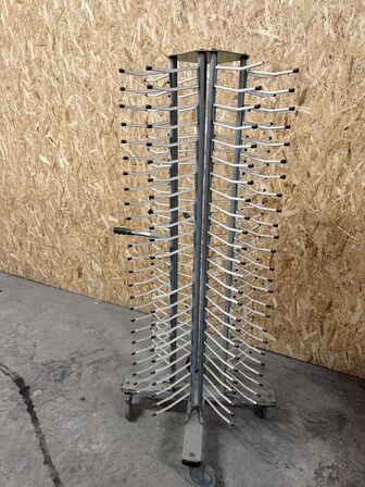 Tallerkenrack på hjul -plads til 100 tallerkner (MOMSFRI)