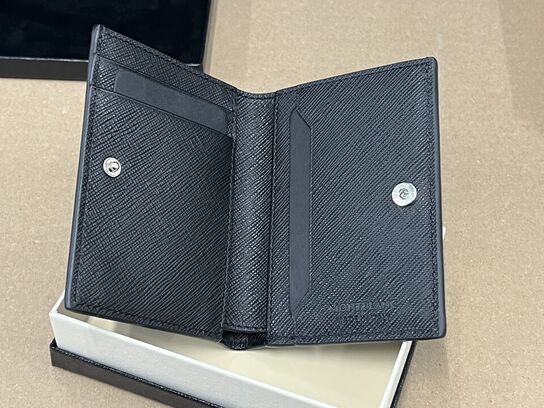 Pung MONTBLANC Sartorial Mini wallet 4cc Black MB130321