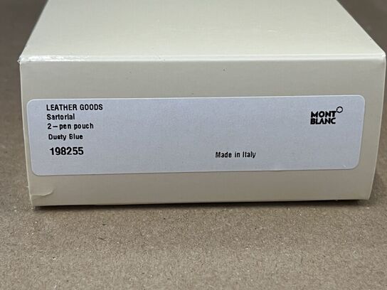 2 stk. 2-pen pouch MONTBLANC Sartorial Dusty Blue MB198255