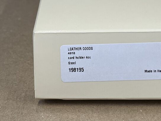 Kortholder MONTBLANC Card Holder 4cc Steel MB198195