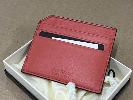Kortholder MONTBLANC Soft Card Holder 6cc Coral MB198035