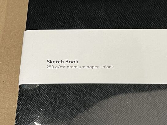 4 stk. sketchbøger MONTBLANC Sketch Book Medium Blacn MB133120