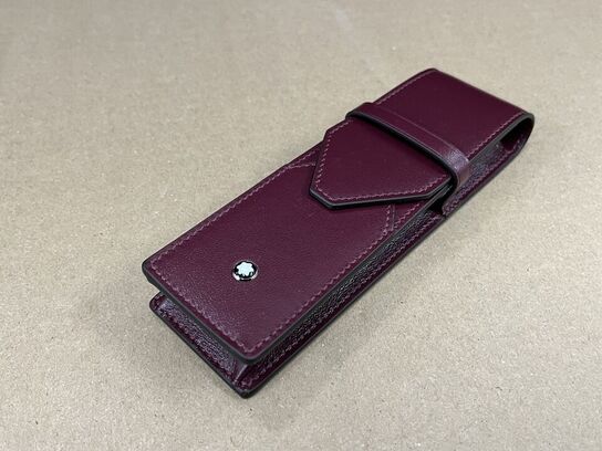 3 stk. 2-pen pouch MONTBLANC Meisterstuck Cassis MB199333