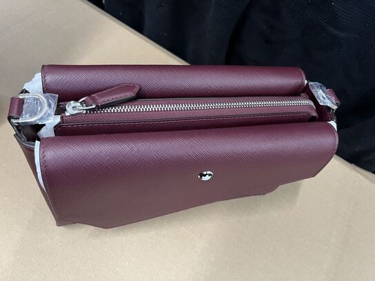Messenger taske MONTBLANC Sartorial Tri Messenger Cassis MB199364