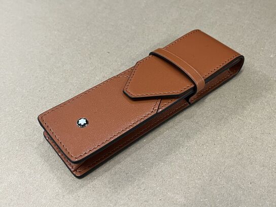 2 stk. 2-pen pouch MONTBLANC Meisterstuck Rust MB198815