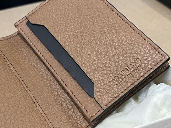 Kortholder MONTBLANC Soft Grain 4cc Caramel MB198303