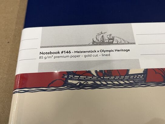 4 stk. notesbøger MONTBLANC Notebook #146 Olympic Heritage Paris MB132989
