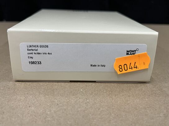 Kortholder MONTBLANC Sartorial Card holder trio 4cc Clay MB198233