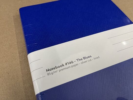 4 stk. notesbøger MONTBLANC Notebook #146 Les Palelles Electric Ultramarine MB119491