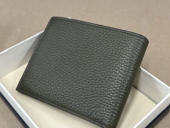 Pung MONTBLANC Grain Wallet 6cc Khaki MB220197