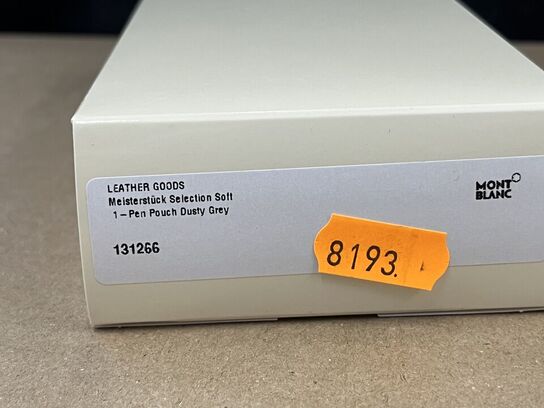 1-pen pouch MONTBLANC Meisterstuck Selection Soft Dusty Grey MB131266