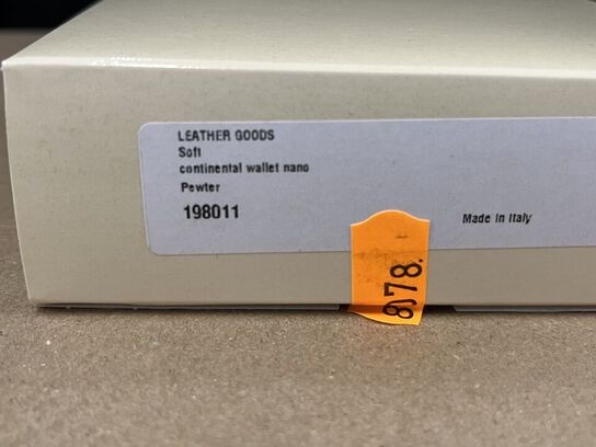 Pung MONTBLANC Soft Continental wallet nano Pewter MB198011