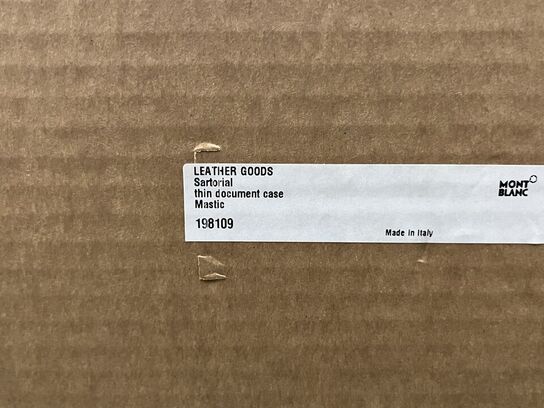 Dokumenttaske MONTBLANC Sartorial Thin Document Case Mastic MB198109