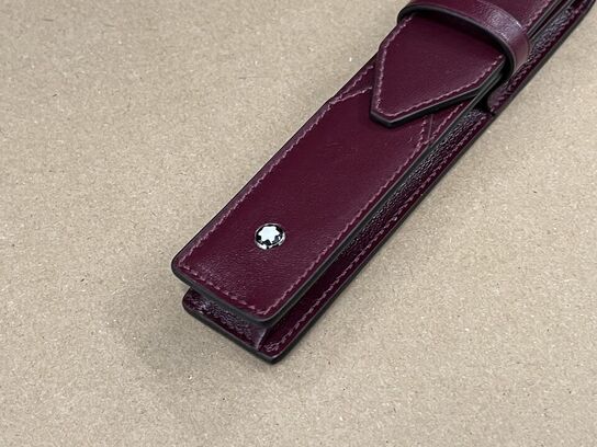 2 stk. 1-pen pouch  MONTBLANC Meisterstuck Cassis MB199329