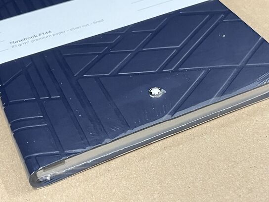 4 stk. notesbøger MONTBLANC Notebook #136 Starwalker SpaceBlue MB130292