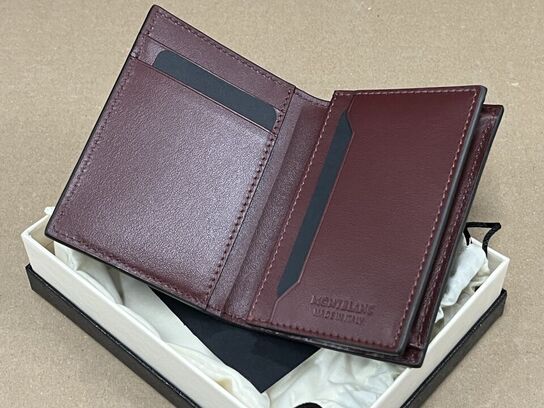 Kortholder MONTBLANC Card Holder 4cc Sifumato Burgundy MB131683