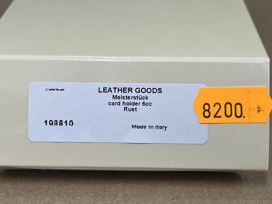 Kortholder MONTBLANC Meisterstuck Card Holder 6cc Rust MB198810
