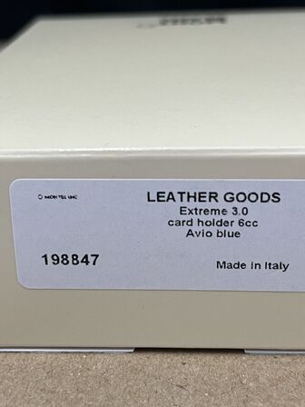 Kortholder MONTBLANC Extreme 3.0 6cc Avio Blue MB198847