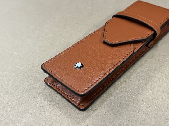 2 stk. 2-pen pouch MONTBLANC Meisterstuck Rust MB198815