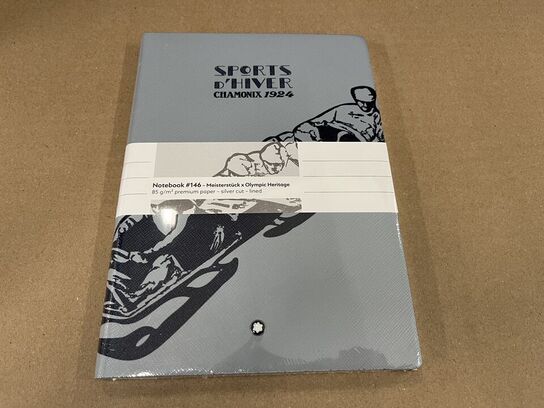 4 stk. notesbøger MONTBLANC Notebook #146 Olympic Heritage Chamonix MB132988