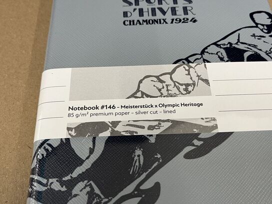 5 stk. notesbøger MONTBLANC Notebook #146 Olympic Heritage Chamonix MB132988