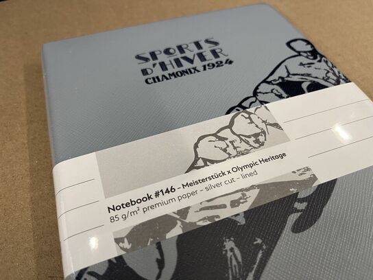 4 stk. notesbøger MONTBLANC Notebook #146 Olympic Heritage Chamonix MB132988