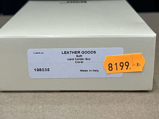 Kortholder MONTBLANC Soft Card Holder 6cc Coral MB198035