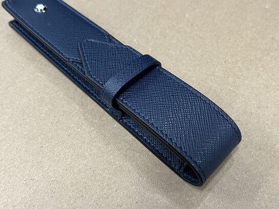 2 stk. 1-pen pouch  MONTBLANC Sartorial Ink Blue MB131740
