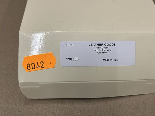 Pung MONTBLANC Soft Grain Card holder 4cc Caramel MB198303