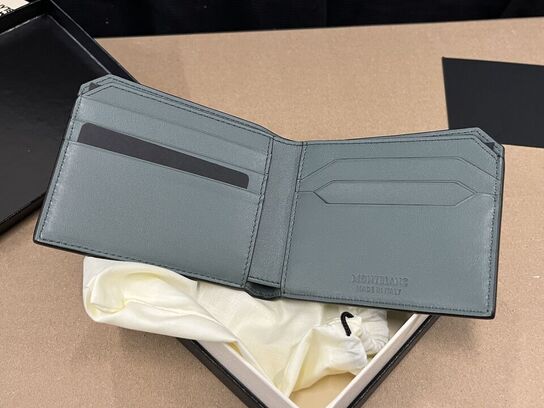 Pung MONTBLANC Soft Wallet 6cc Pewter MB198023