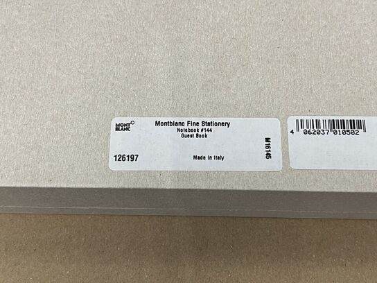 Gæstebog MONTBLANC Fine Stationery Notebook #144 MB126197